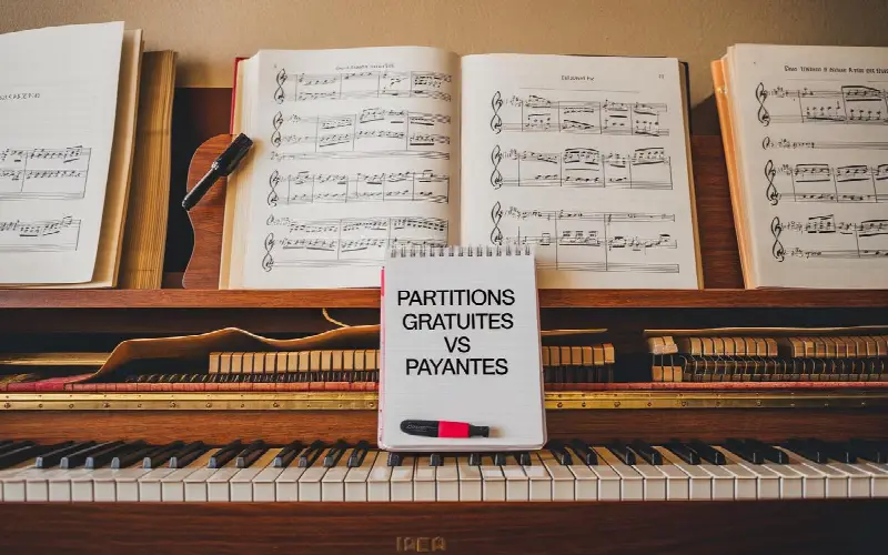 Partitions gratuites VS payantes : ce que personne ne vous di