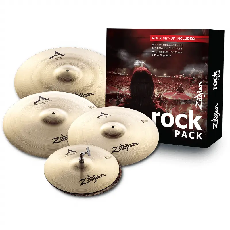 A0801r - Pack Cymbales Rock Serie A