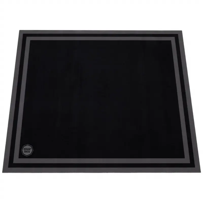 Suspension Libre & Réduction du Bruit d'Impact de 27dB - Tapis de Batterie 1.85 x 1.65m - Stage Black