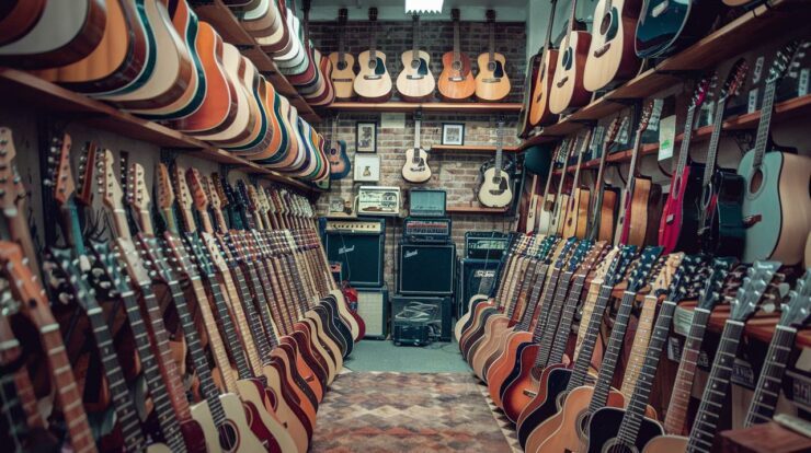 Un paradis pour les musiciens : 10 000 guitares sous le même toit !